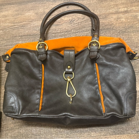 Alberta Di Canio Brown and Orange large bag in very very good condition - Picture 14 of 15